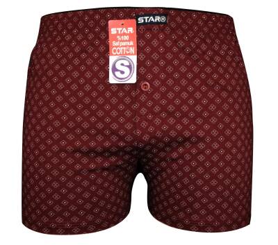 STAR %100 SAF PAMUKLU RAHAT KALIP DESENLİ HAVLU BEL BOXER 
