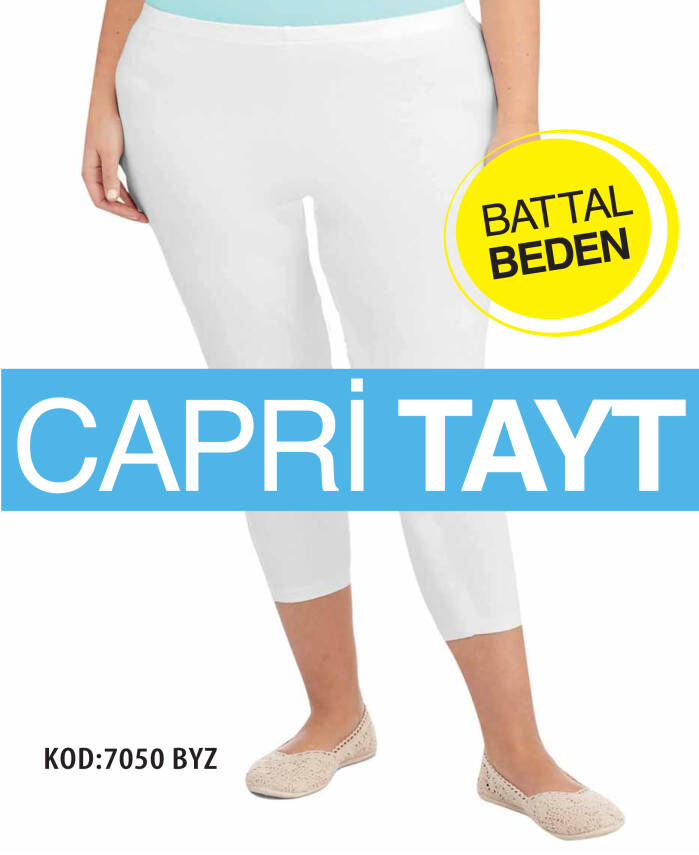 STAR 3 LÜ KADIN BATDAL BEDEN PAMUKLU DİZALTI KAPRİ TAYT - 1