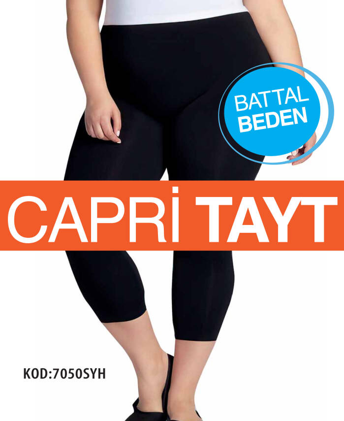 STAR 3 LÜ KADIN BATDAL BEDEN PAMUKLU DİZALTI KAPRİ TAYT - 2