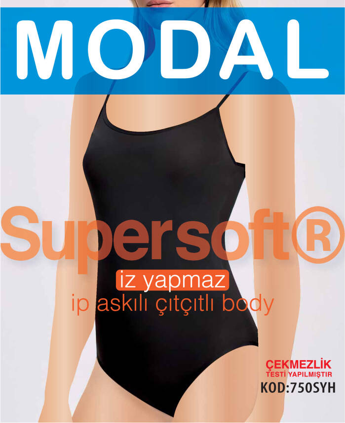 STAR 3LÜ KADIN MODAL İP ASKILI ÇITÇITLI BODY - 1