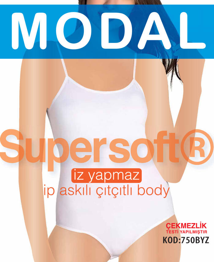 STAR 3LÜ KADIN MODAL İP ASKILI ÇITÇITLI BODY - 2