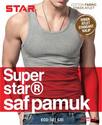 STAR ERKEK GRİ SAF PAUK ATLET 