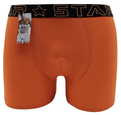 STAR ERKEK ORANGE BELİ KEMERLİ LYCRALI BOXER 