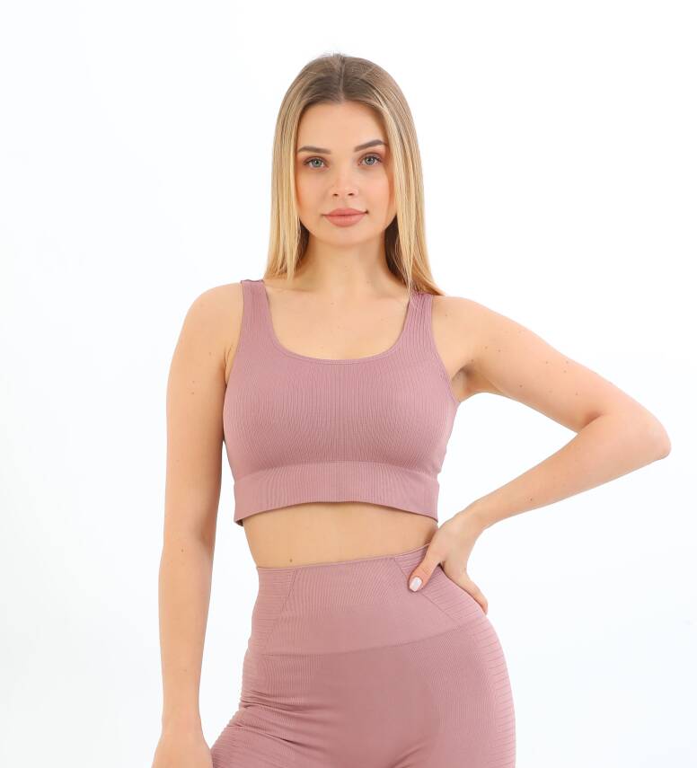 STAR FORM ANGEL KADIN KALIN ASKILI FİTİLLİ CROP BÜSTİYER - 4