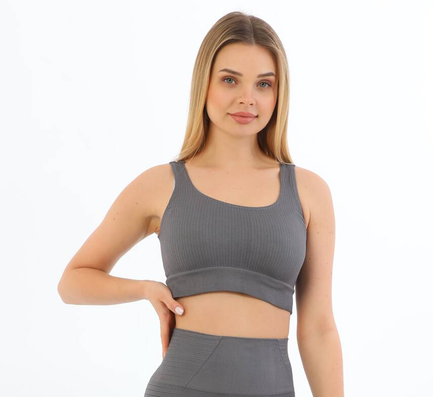 STAR FORM ANGEL KADIN KALIN ASKILI FİTİLLİ CROP BÜSTİYER - 2