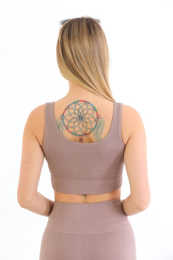 STAR FORM ANGEL KADIN KALIN ASKILI FİTİLLİ CROP BÜSTİYER - 2