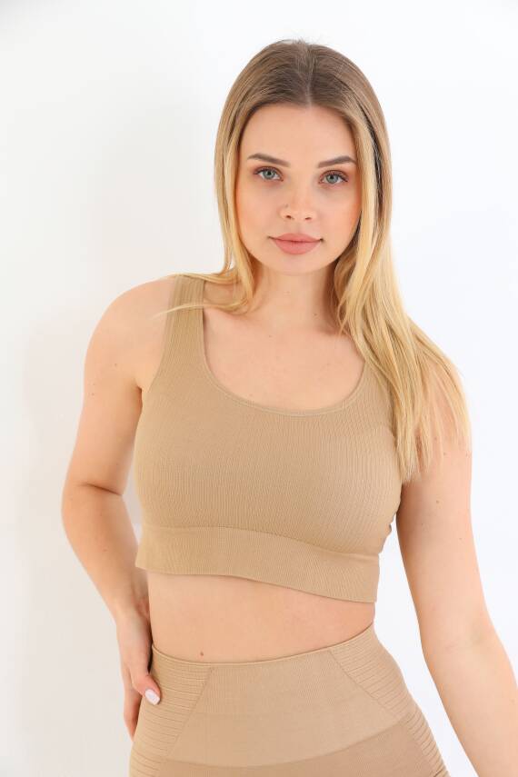 STAR FORM ANGEL KADIN KALIN ASKILI FİTİLLİ CROP BÜSTİYER - 3