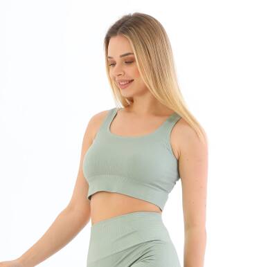 STAR FORM ANGEL KADIN KALIN ASKILI FİTİLLİ CROP BÜSTİYER 