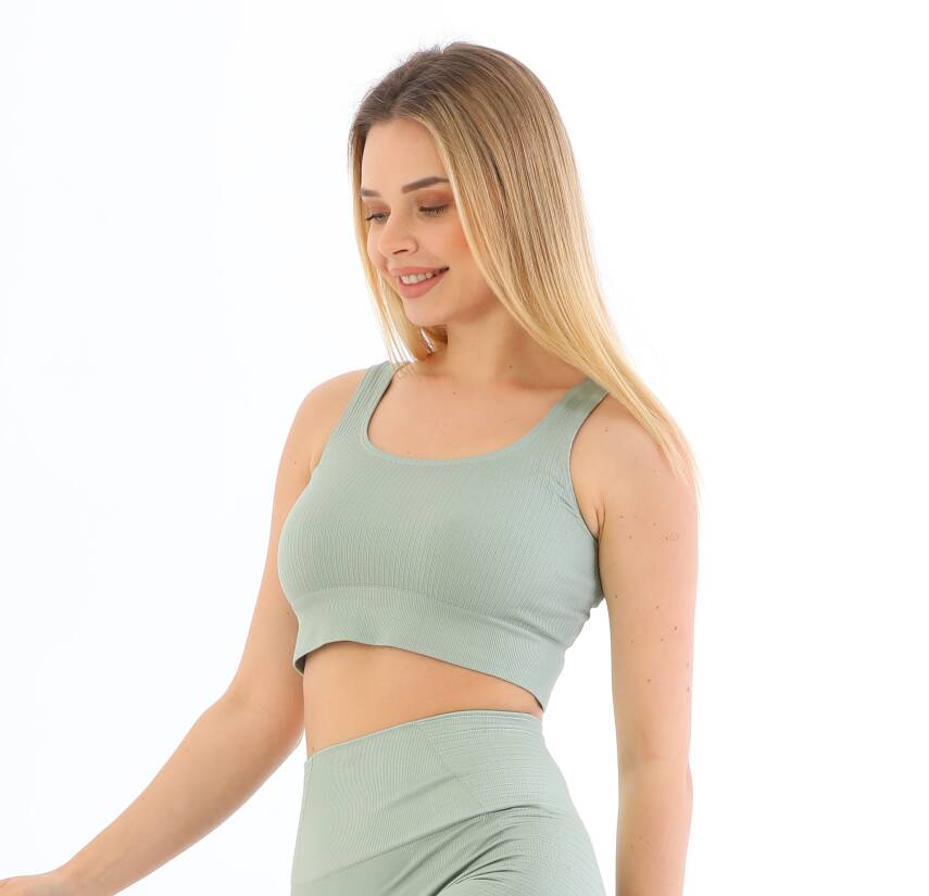 STAR FORM ANGEL KADIN KALIN ASKILI FİTİLLİ CROP BÜSTİYER - 1