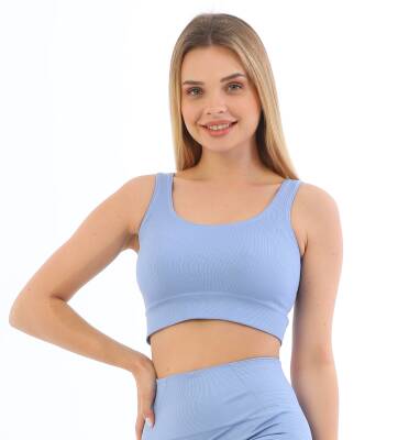 STAR FORM ANGEL KADIN KALIN ASKILI FİTİLLİ CROP BÜSTİYER 