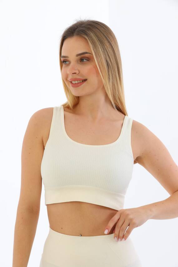 STAR FORM ANGEL KADIN KALIN ASKILI FİTİLLİ CROP BÜSTİYER - 3