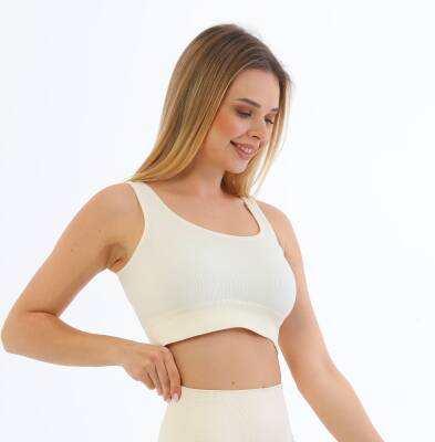 STAR FORM ANGEL KADIN KALIN ASKILI FİTİLLİ CROP BÜSTİYER 